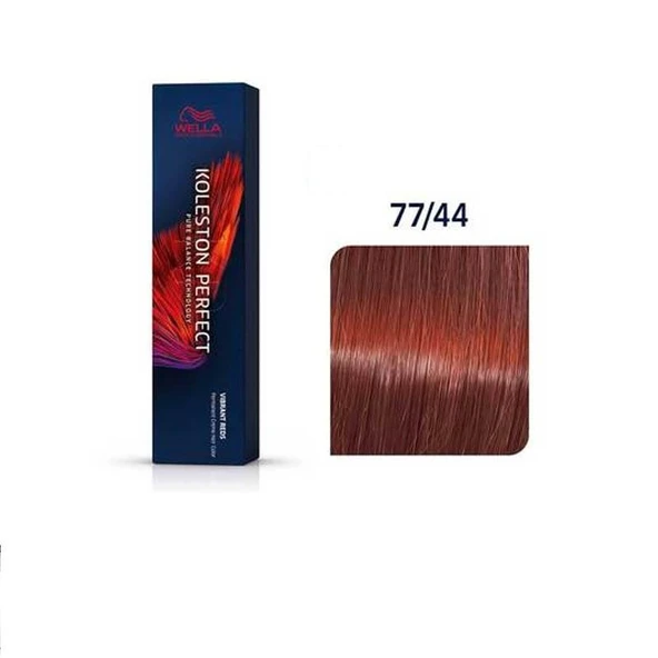 Wella Koleston Perfect Me+ Tüp Boya 60 ml 77/44 Kor Ateşi ürün görseli