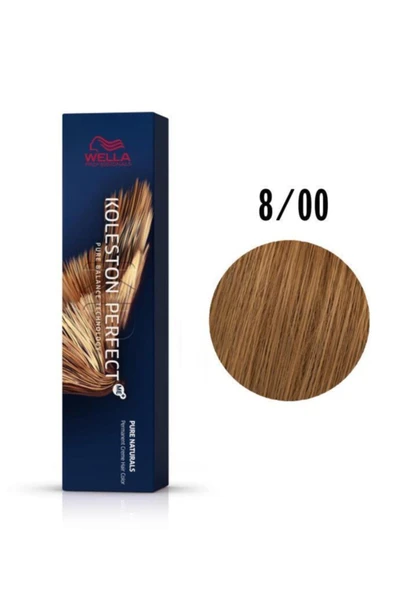 Wella Koleston Perfect Tüp Boya 60 ml 8/00 Açık Kumral Sıcak