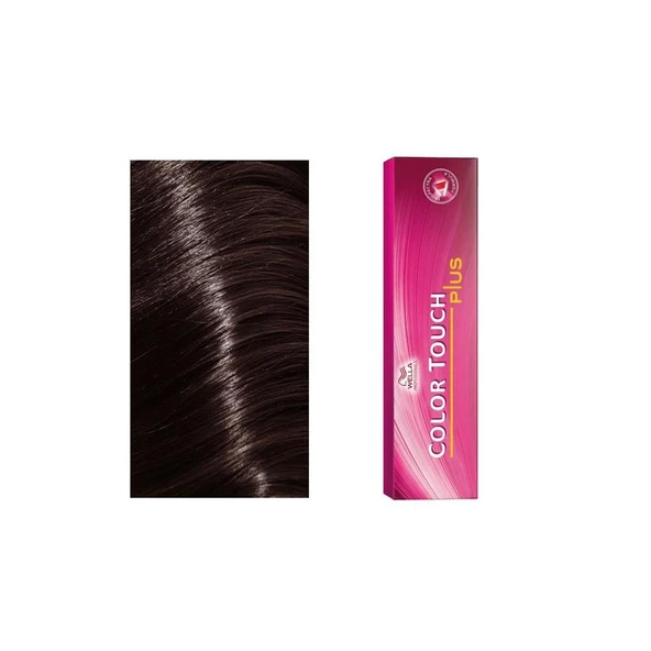 Wella Color Touch Plus Boya 60 ml 44/07 Orta Doğal Esmer Kahve