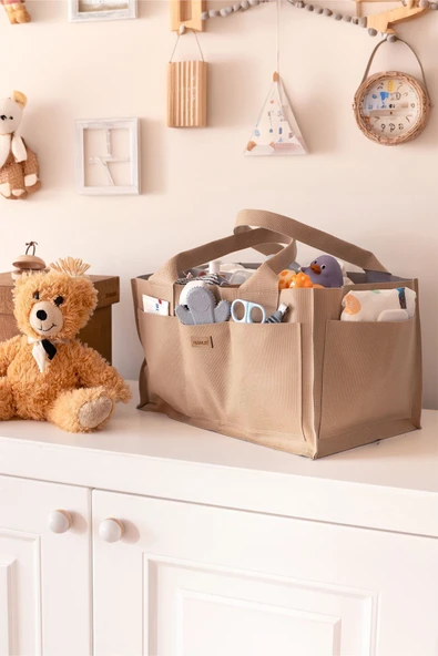 Bebek Bakım Düzenleyici MD Düz Bej - Resim 4