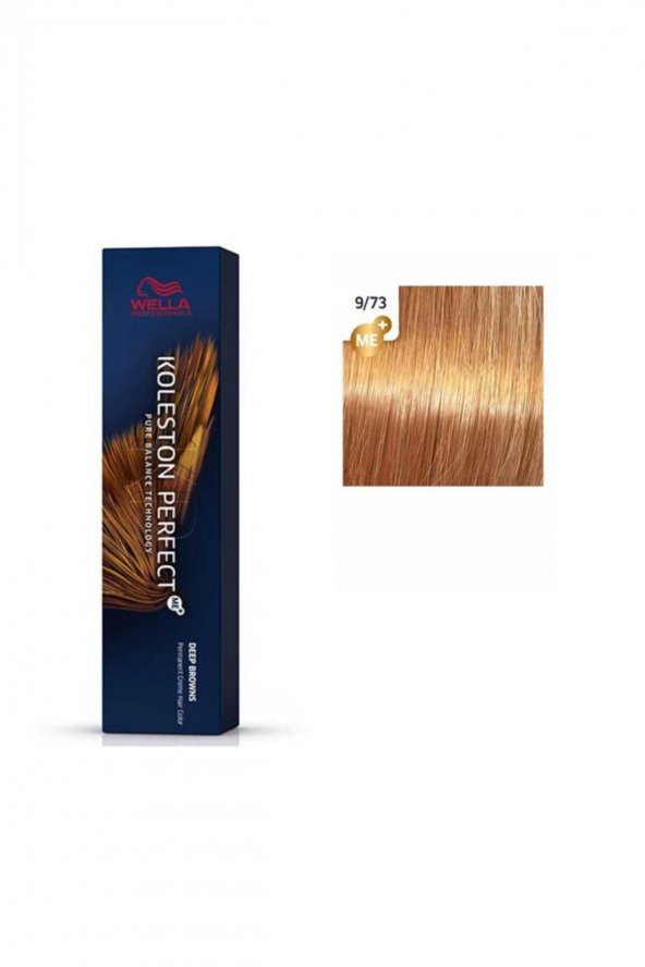 Wella Koleston Perfect Me+ Boya 60 ml 9/73 Çok Açık Altın Kumral