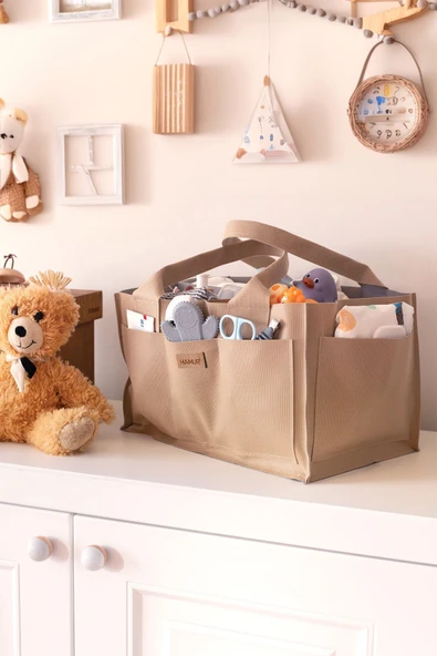 Bebek Bakım Düzenleyici MD Düz Bej ürün görseli