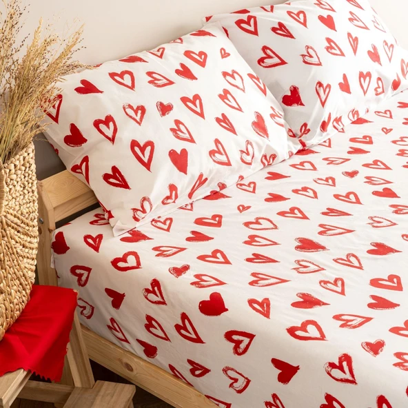 Soley | Mix & Match | Lover | %100 Pamuk 2’li Yastık Kılıfı Seti - 4