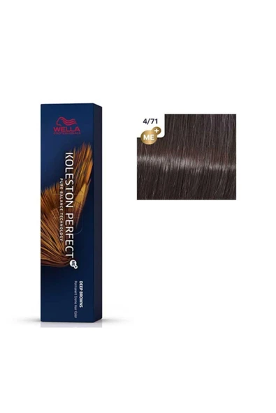 Wella Koleston Perfect Me+ Tüp Boya 4/71 Acı Kahve 60 Ml ürün görseli