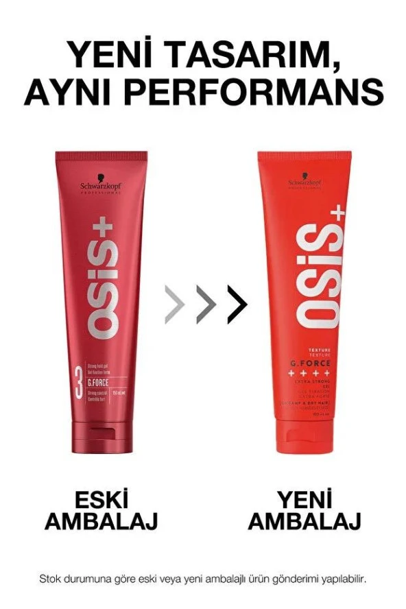 Osis 3 G.Force Strong Control Güçlü Tutucu Saç Jölesi 150 ml - 2