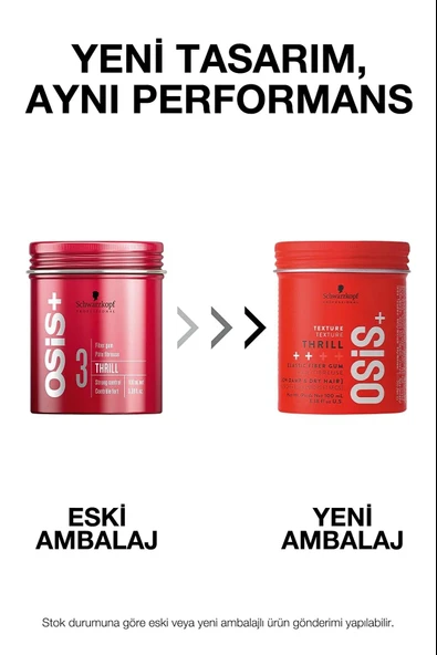 Osis 3 Thrill Fiber Gum Doku Veren Saç Şekillendirici Kremi 100Ml - 2