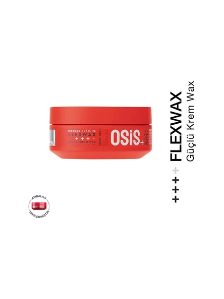 Osis 4 FlexWax Güçlü Tutucu Parlak Wax 85ml