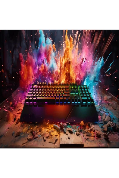 2'li Set X15 Mouse Fare VE GK60 Oyuncu Klavyesi Bilek Destekli Klavye RGB klavye mouse Fare seti pc - 2