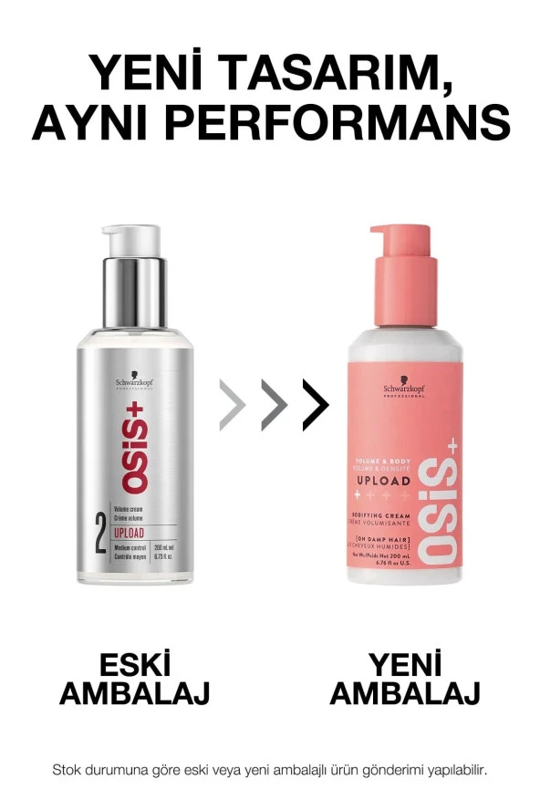 Osis + 2 Upload Hacimlendirici Krem 200ml - 2