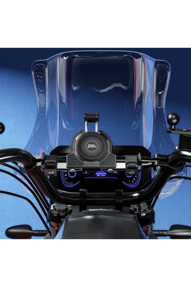 Nukrotech M27 Gidon Bağlantılı Titreşim Modüllü Telefon Tutucu - 5