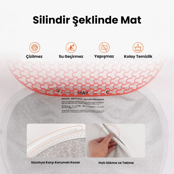 Pura Max Akıllı Kedi Tuvaleti Beyaz (Resmi Distribütör Garantili) - 5