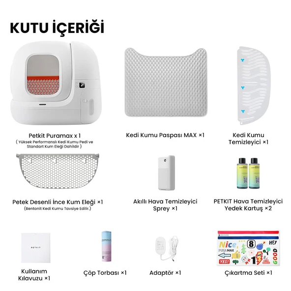Pura Max Akıllı Kedi Tuvaleti Beyaz (Resmi Distribütör Garantili) - 8