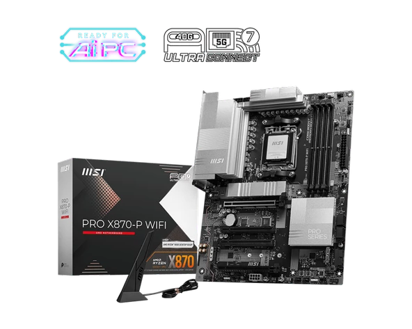 MSI PRO X870-P WIFI AMD X870 SOKET AM5 DDR5 8200 - 5