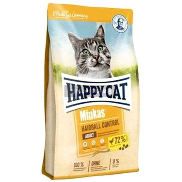 Happy Cat Minkas Hairball Control Kümes Hayvanli Kedi Mamasi 4 Kg