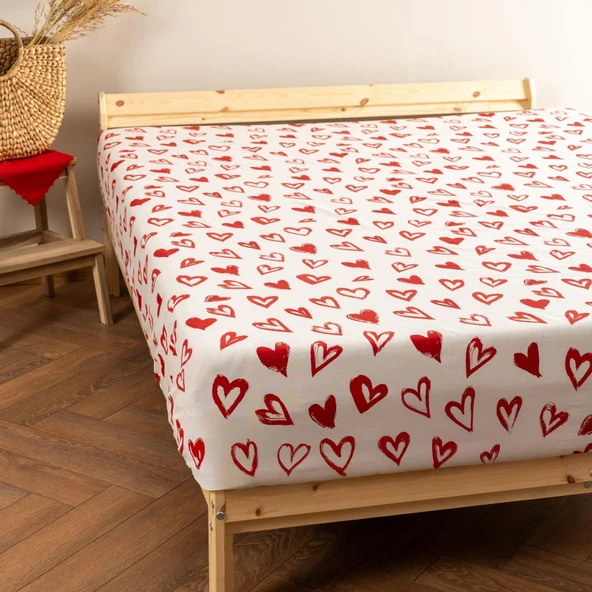 Soley | Mix & Match | Lover | %100 Pamuk Çift Kişilik Düz Çarşaf - 4