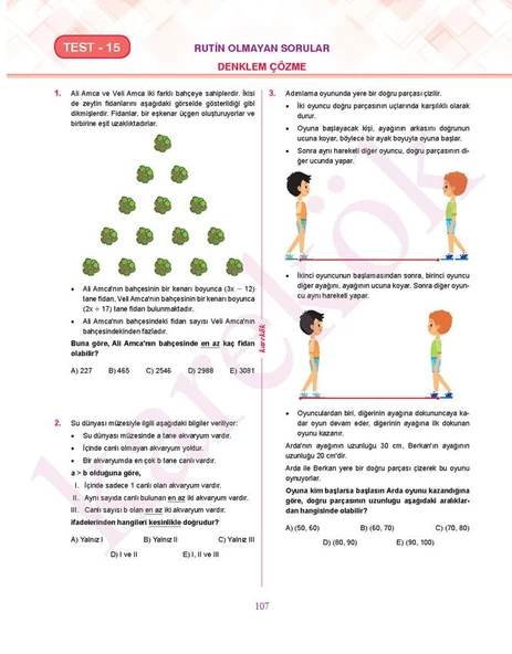Karekök Yayınları TYT Matematik Soru Bankası - 3