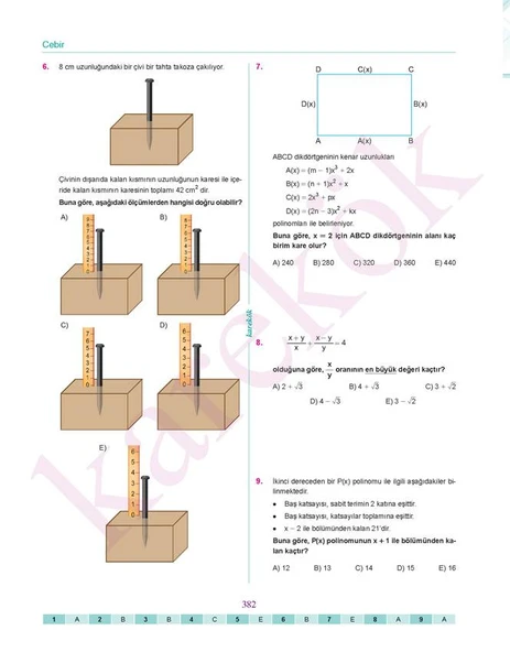 Karekök Yayınları TYT Matematik Soru Bankası - 6