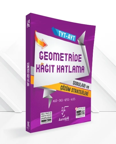 Karekök Yayınları TYT-AYT Geometride Kağıt Katlama Soruları ve Çözüm Stratejileri - 1