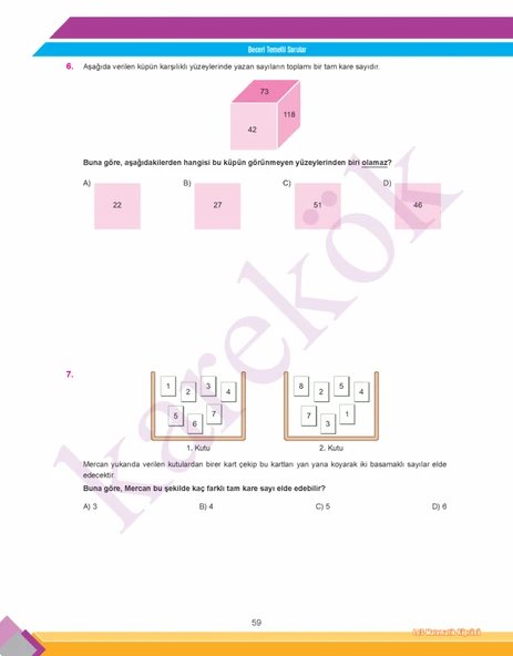 Karekök Yayınları 8. Sınıf LGS Matematik Köprüsü - 3