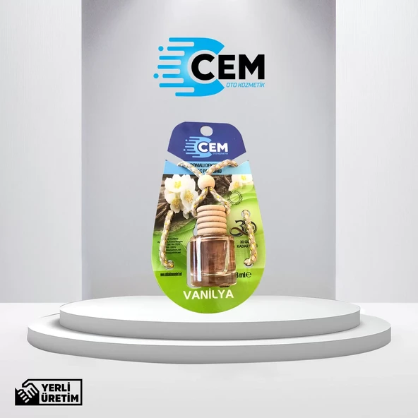 CEM CAR CARE Cam Fanus Vanilya 8 ml Ayna Kokusu - 2
