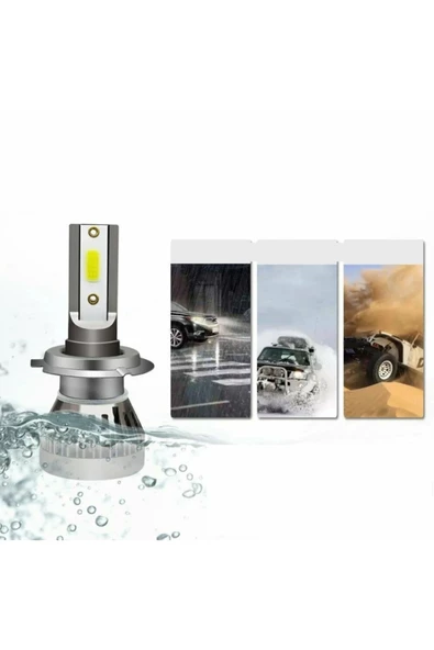 H7  Led Xenon Ampulü Yeni Nesil Şimşek Etkili Led Xenon Far - 2
