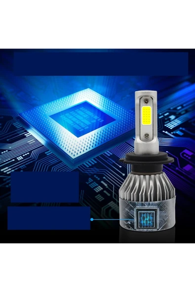 H7  Led Xenon Ampulü Yeni Nesil Şimşek Etkili Led Xenon Far - 7