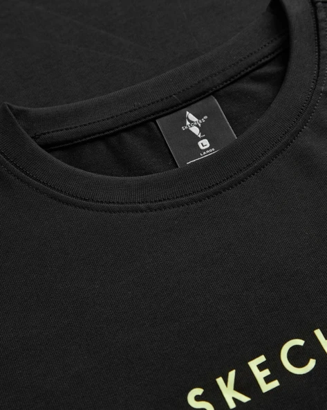 Skechers S242134 Graphic Tee Heavy Weight Oversize T-Shirt Tişort Erkek T-Shirt - Resim 5