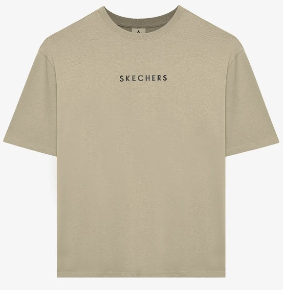 Skechers S242134 Graphic Tee Heavy Weight Oversize T-Shirt Tişort Erkek T-Shirt - Resim 10