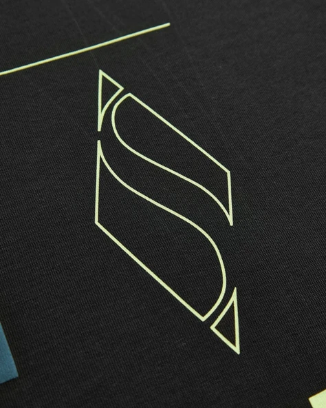 Skechers S242134 Graphic Tee Heavy Weight Oversize T-Shirt Tişort Erkek T-Shirt - Resim 8