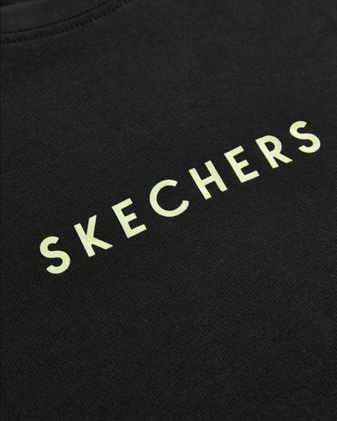 Skechers S242134 Graphic Tee Heavy Weight Oversize T-Shirt Tişort Erkek T-Shirt - Resim 6
