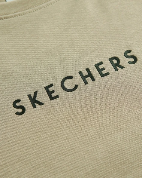 Skechers S242134 Graphic Tee Heavy Weight Oversize T-Shirt Tişort Erkek T-Shirt - Resim 12