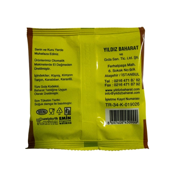 Yıldız 5 Türlü Baharat 10 Gr X 10 Adet - 2