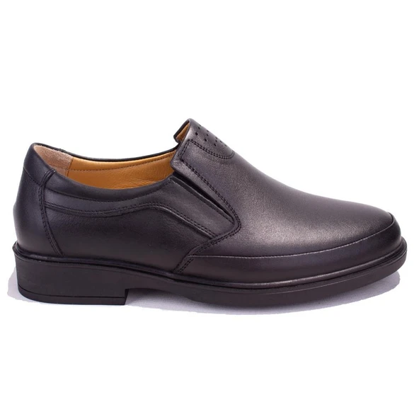 Dagoster DMA08-07KS Siyah Ortopedik Günlük Kauçuk Taban Erkek Deri Ayakkabı - 2