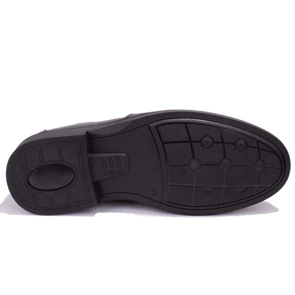 Dagoster DMA08-07KS Siyah Ortopedik Günlük Kauçuk Taban Erkek Deri Ayakkabı - 4