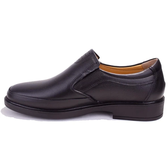 Dagoster DMA08-07KS Siyah Ortopedik Günlük Kauçuk Taban Erkek Deri Ayakkabı - 3