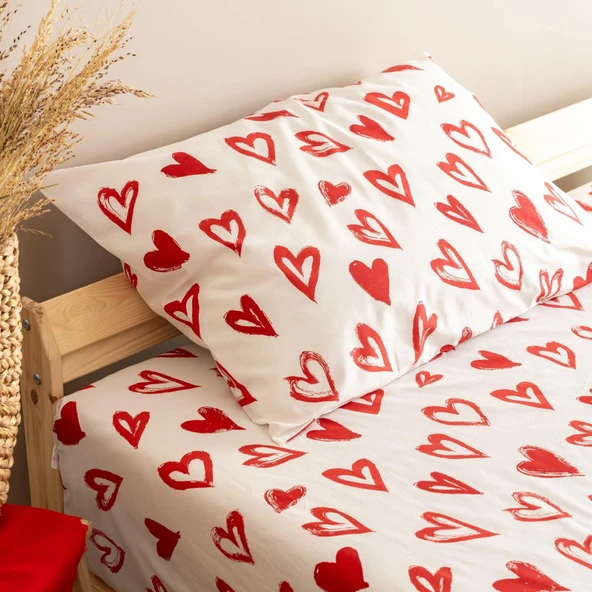 Soley | Mix & Match | Lover | %100 Pamuk Tek Kişilik Çarşaf Seti - 5