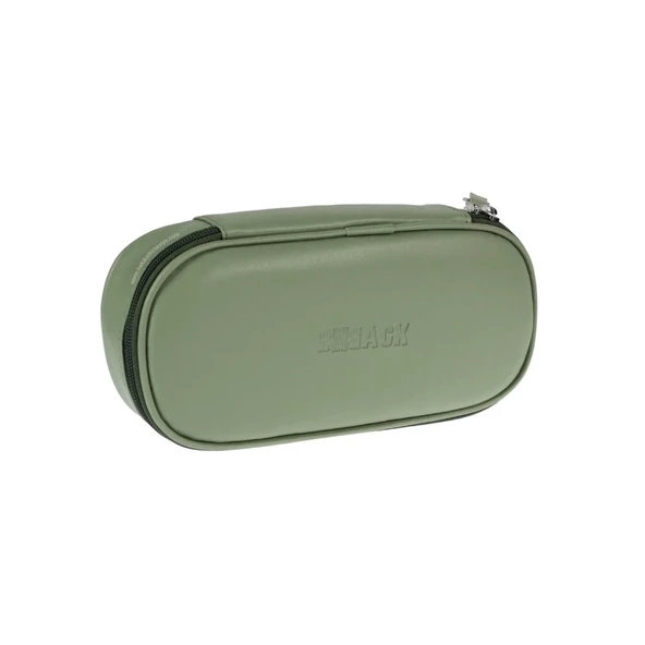 ​BBack Suni Deri Oval Kalemlik Mint / 327