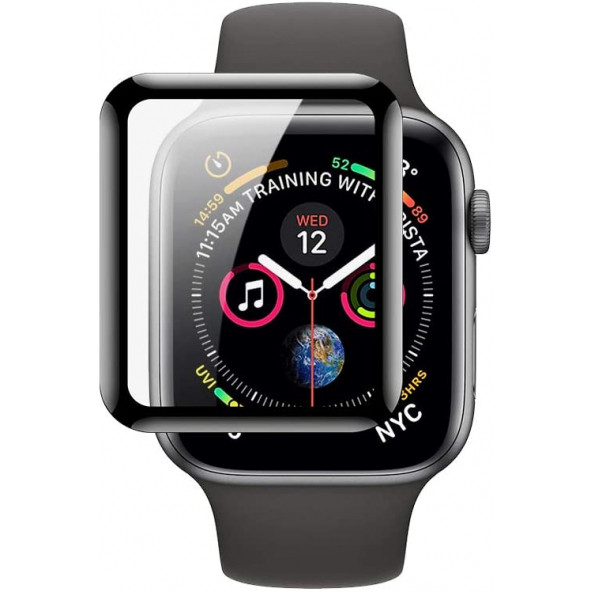 Apple Watch Series 5 44mm Tam Kaplayan Ekran Koruyucu Nano Cam - 1