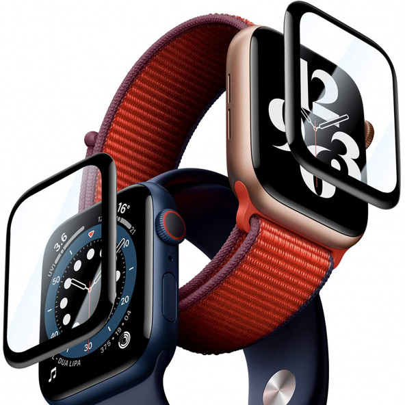 Apple Watch Series 5 44mm Tam Kaplayan Ekran Koruyucu Nano Cam - 2
