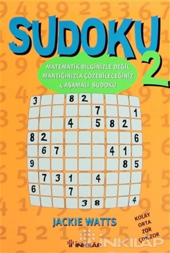 Sudoku 2 - Kolay Orta Zor Çok Zor