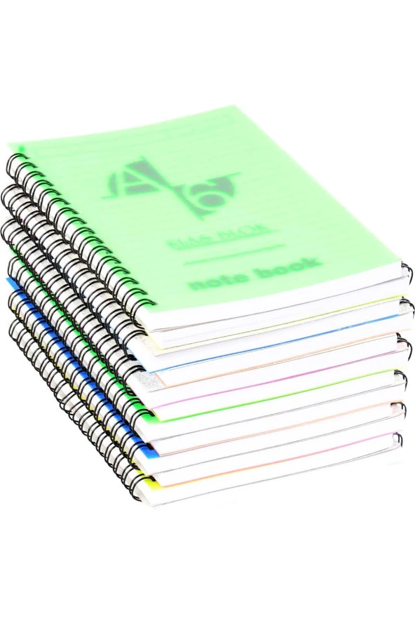 Klas Bloknot Spiralli Pp Kapak No:1 Çizgili 60 Yaprak 7.5 X 10.5Cm 24 Lü 3232 (24 Lü Paket)