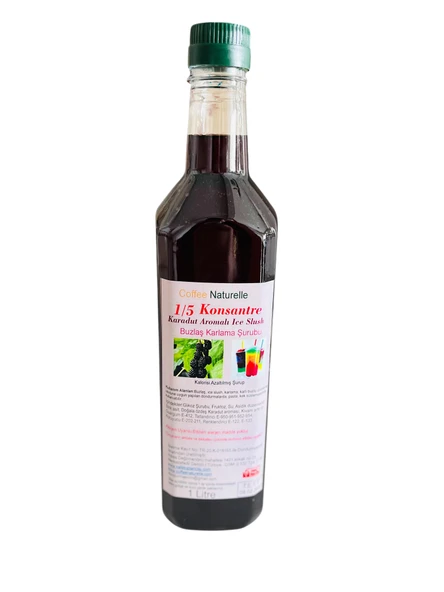 Karadut Aromalı İce Slush 1e9 konsatre Şurup  1 lt (buzlaş-karlama)