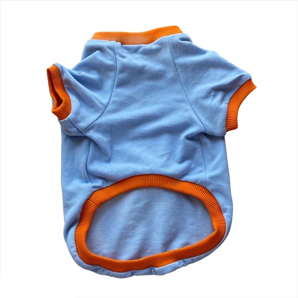 Ponçik Oval Yaka Tişört Kedi Kıyafeti Kedi Elbisesi - 6