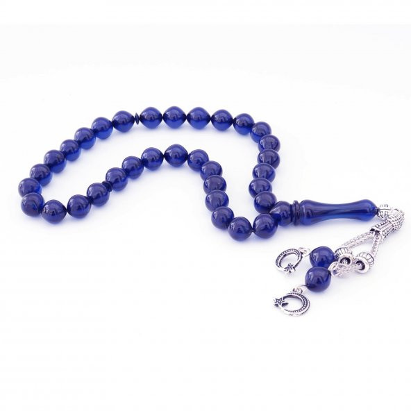 Ahşap Kutuda Kehribar Oltu Kuka Akik 4 lü Tesbih Küre KesimTesbih - 9