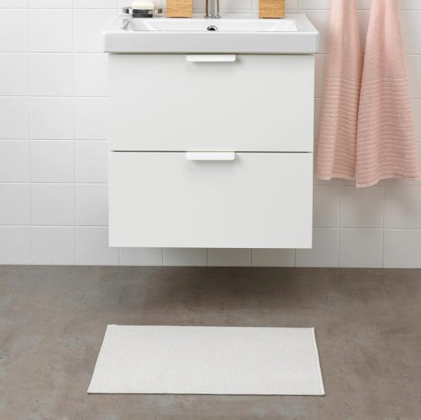 IKEA Fıntsen Banyo Paspası 40X60 Beyaz