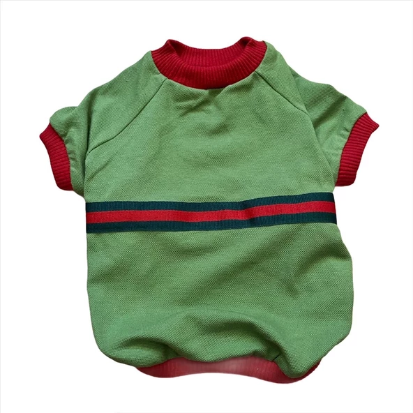 GC Max Oval Yaka Tişört Kedi Kıyafeti Kedi Elbisesi - 2