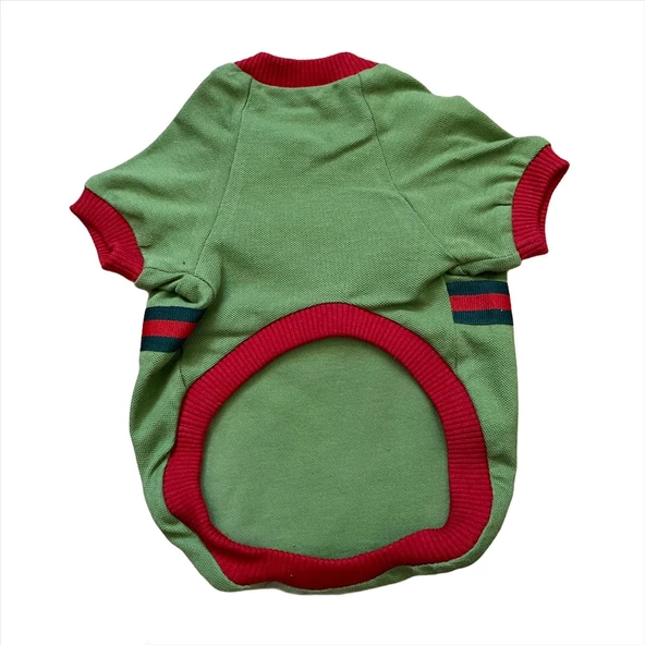 GC Max Oval Yaka Tişört Kedi Kıyafeti Kedi Elbisesi - 3