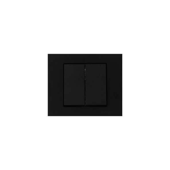 Grano Siyah Komitatör (İKİLİ ANAHTAR) Çerçeve Dahil