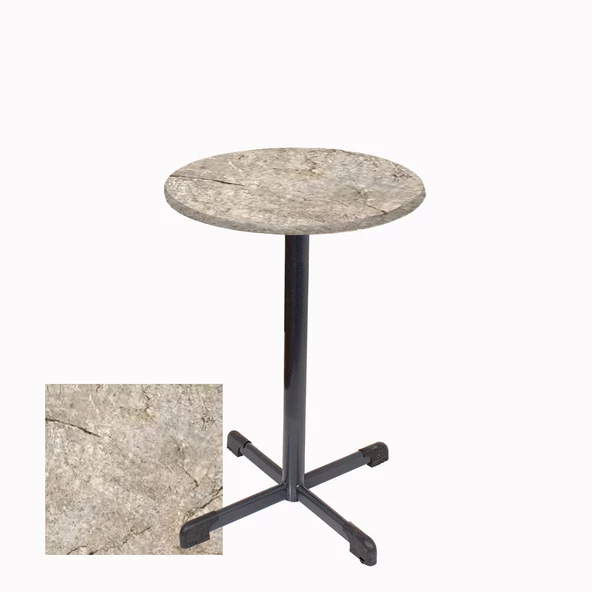 Bistro Masa (Halley Werzalit Yuvarlak 60cm) - Scala Marble ürün görseli