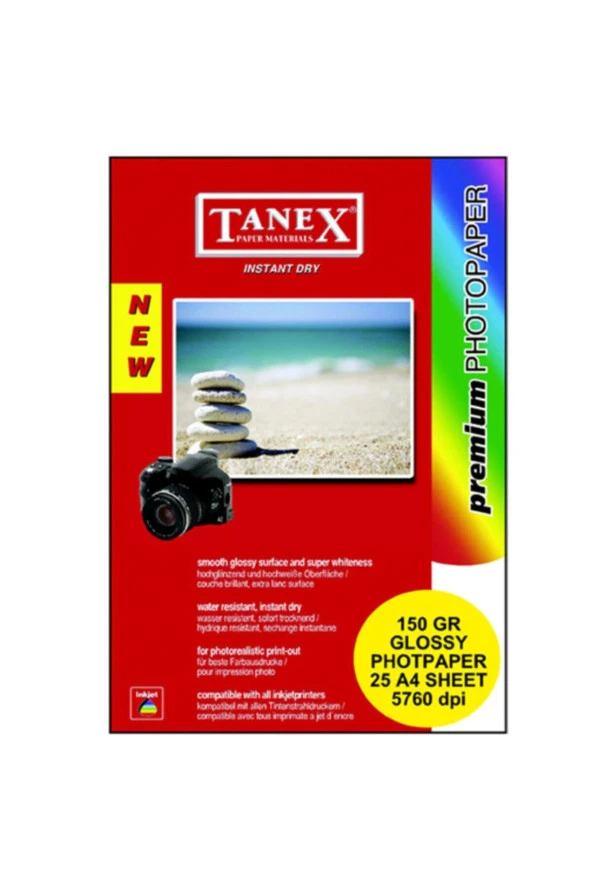 Tanex Fotoğraf Kağıdı A4 150 gr 25 Li